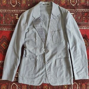 Viktor & Rolf Lightweight Wool and Linen Blazer - 48R